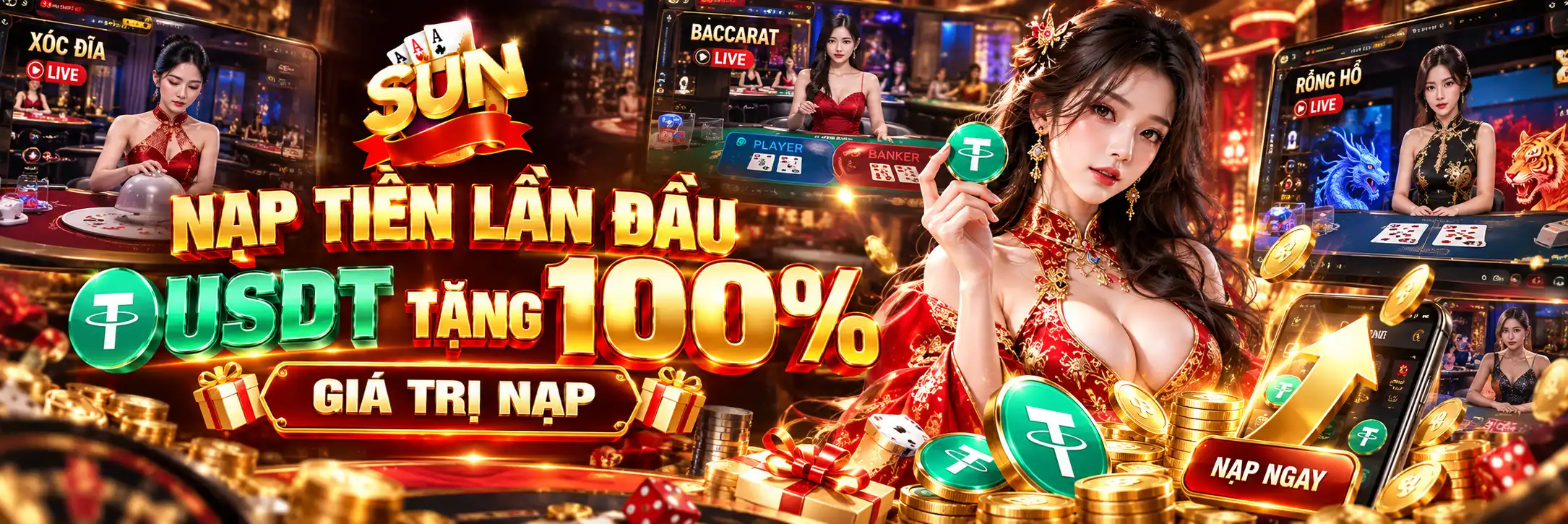 nạp tiền usdt tại sunwin